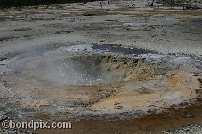 Some of the natural features of Yellowstone Park