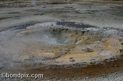 Some of the natural features of Yellowstone Park