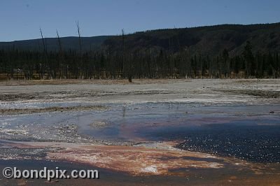 Some of the natural features of Yellowstone Park