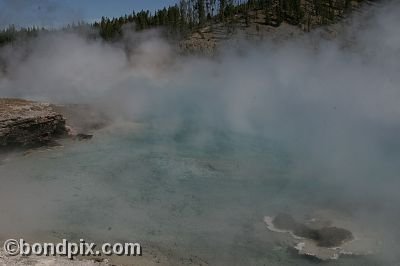 Some of the natural features of Yellowstone Park