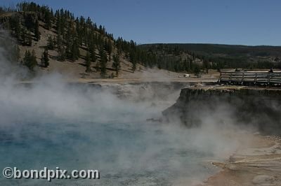 Some of the natural features of Yellowstone Park