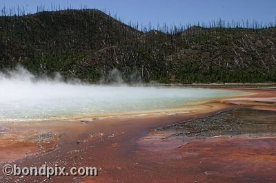 Some of the natural features of Yellowstone Park