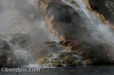 Some of the natural features of Yellowstone Park