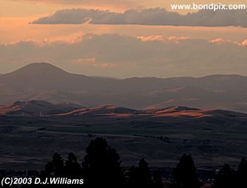 Sunset in Montana