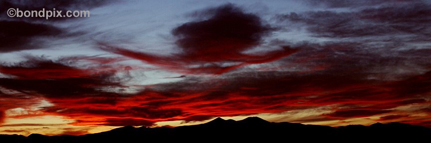 Sunset in Montana Panoramic Photo