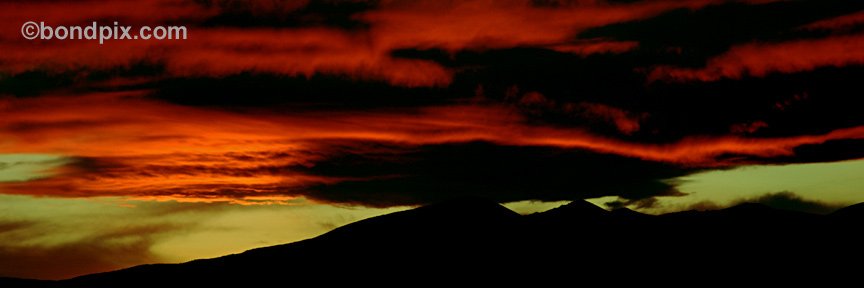 Montana Sunset Panoramic Photo