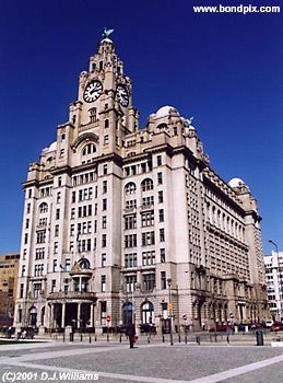 The Liver Building in Liverpool