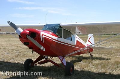 Aircraft at the annual fly in at Pogreba Field, Three Forks, Montana