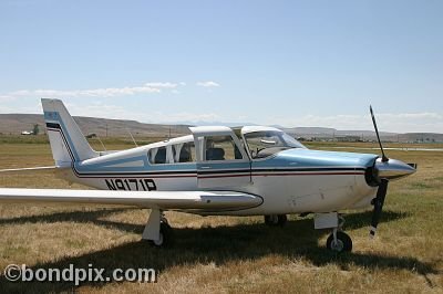 Aircraft at the annual fly in at Pogreba Field, Three Forks, Montana