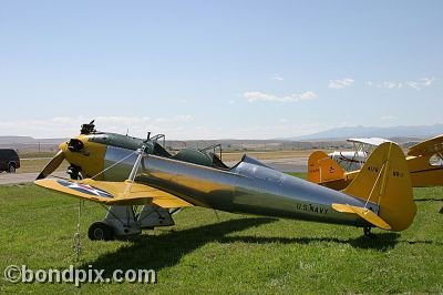 US Navy Aircraft at the annual fly in at Pogreba Field, Three Forks, Montana