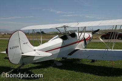 Aircraft at the annual fly in at Pogreba Field, Three Forks, Montana