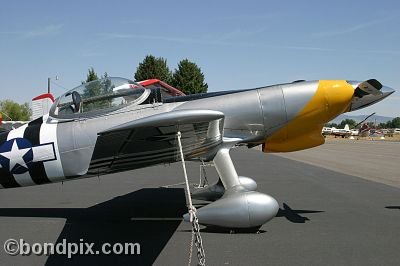 Piranha aircraft at the annual fly in at Pogreba Field, Three Forks, Montana