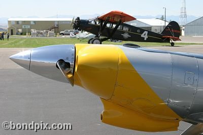 Piranha aircraft at the annual fly in at Pogreba Field, Three Forks, Montana