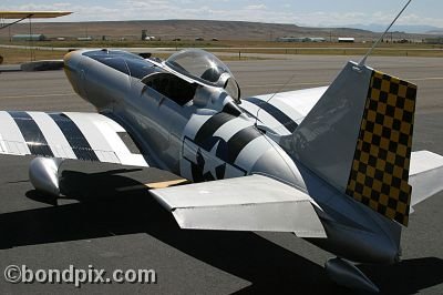 Piranha aircraft at the annual fly in at Pogreba Field, Three Forks, Montana