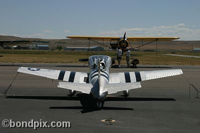 Piranha aircraft at the annual fly in at Pogreba Field, Three Forks, Montana