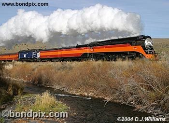 Railroad Steam Engine 4449 in Montana