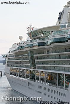 Cruise ship in Alaska