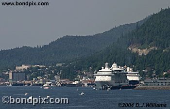 Cruise ship in Alaska