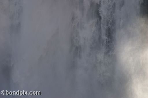 Upper falls in the Grand Canyon of Yellowstone Park