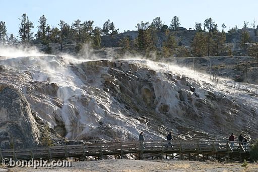 Some of the natural features of Yellowstone Park