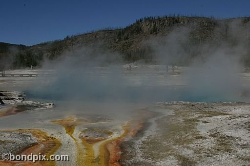 Some of the natural features of Yellowstone Park